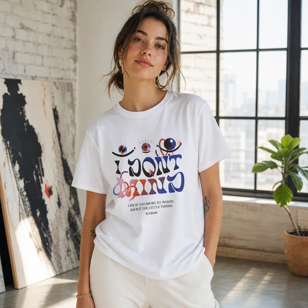 ELYSIAN I Don't Mind Unisex Heavy Cotton Tee