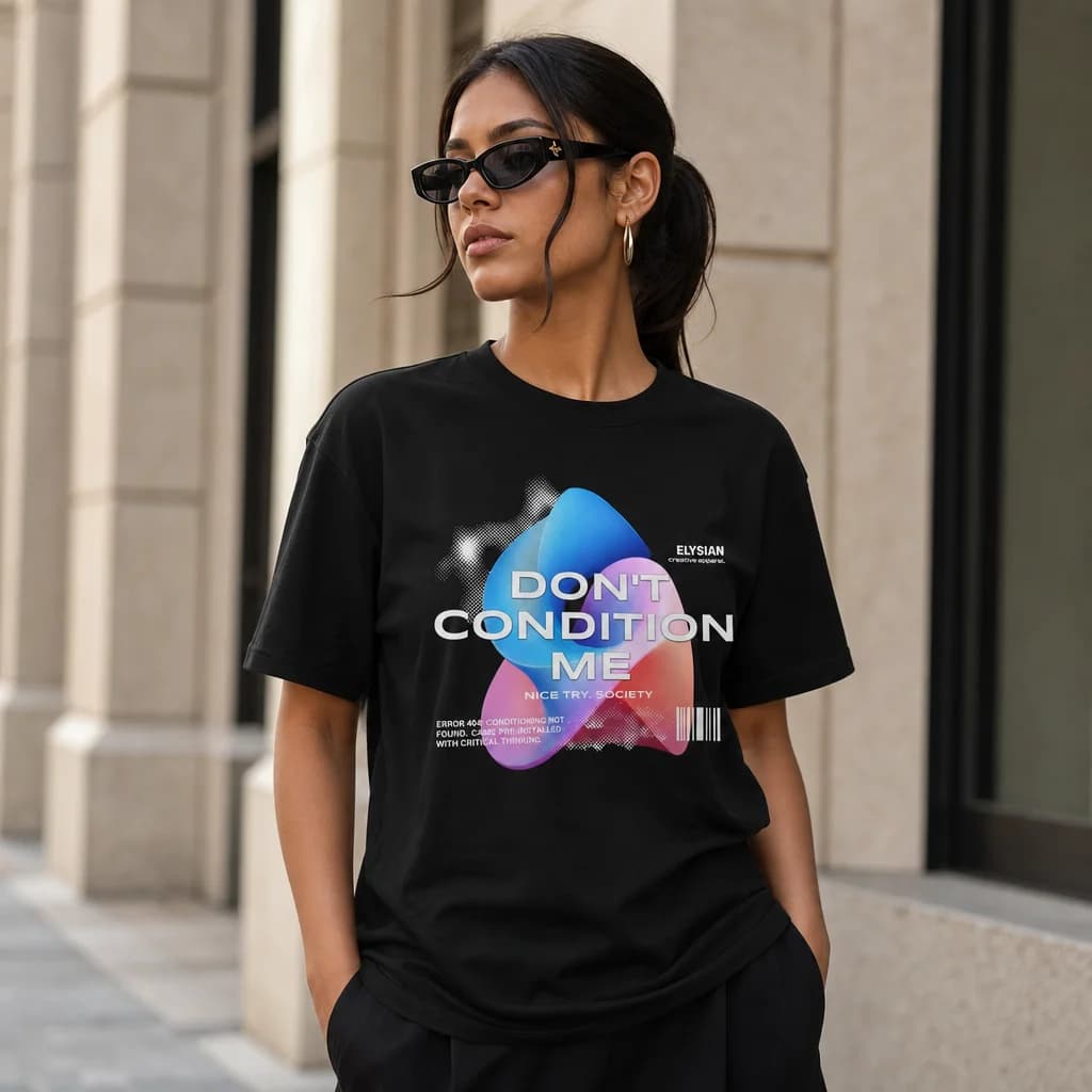 ELYSIAN Don't Condition Me Unisex Heavy Cotton Tee